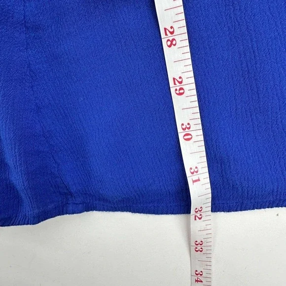 Free People Adelaide Embroidered Shift Mini Dress Ocean Blue Size XS - Picture 11 of 12